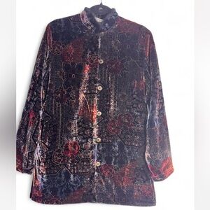 White Stag Multicolor Velvet Jacket